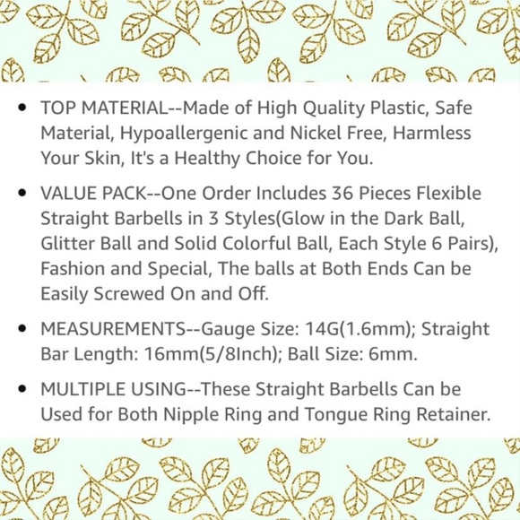 Barbell Piercing Retainers - Picture 5 of 5